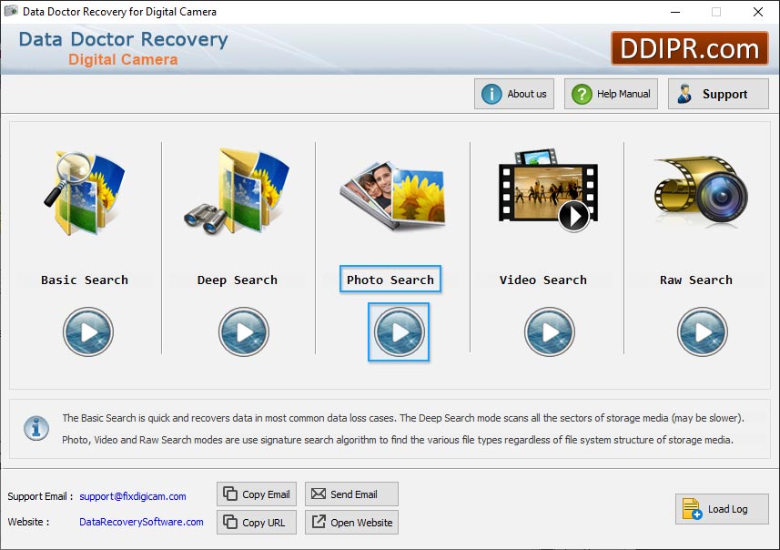 Camera picture recovery